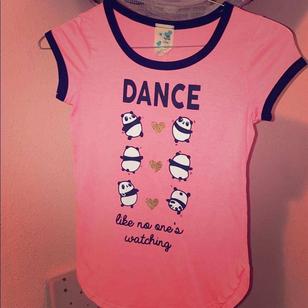 Cute girls panda top